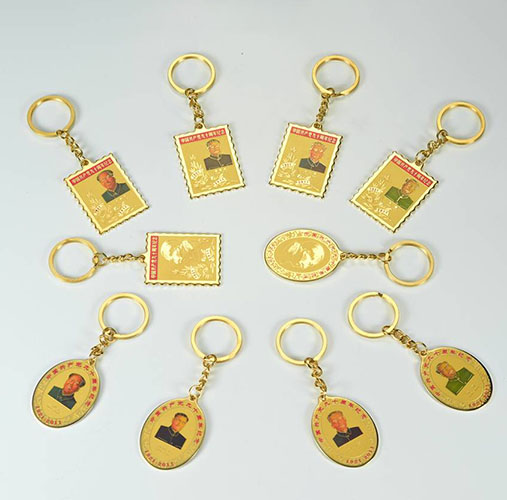 鑰匙扣定制金徽章