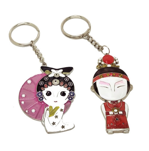 鑰匙扣金屬徽章定制