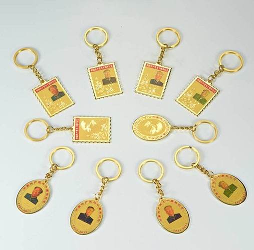 鑰匙扣定制金徽章